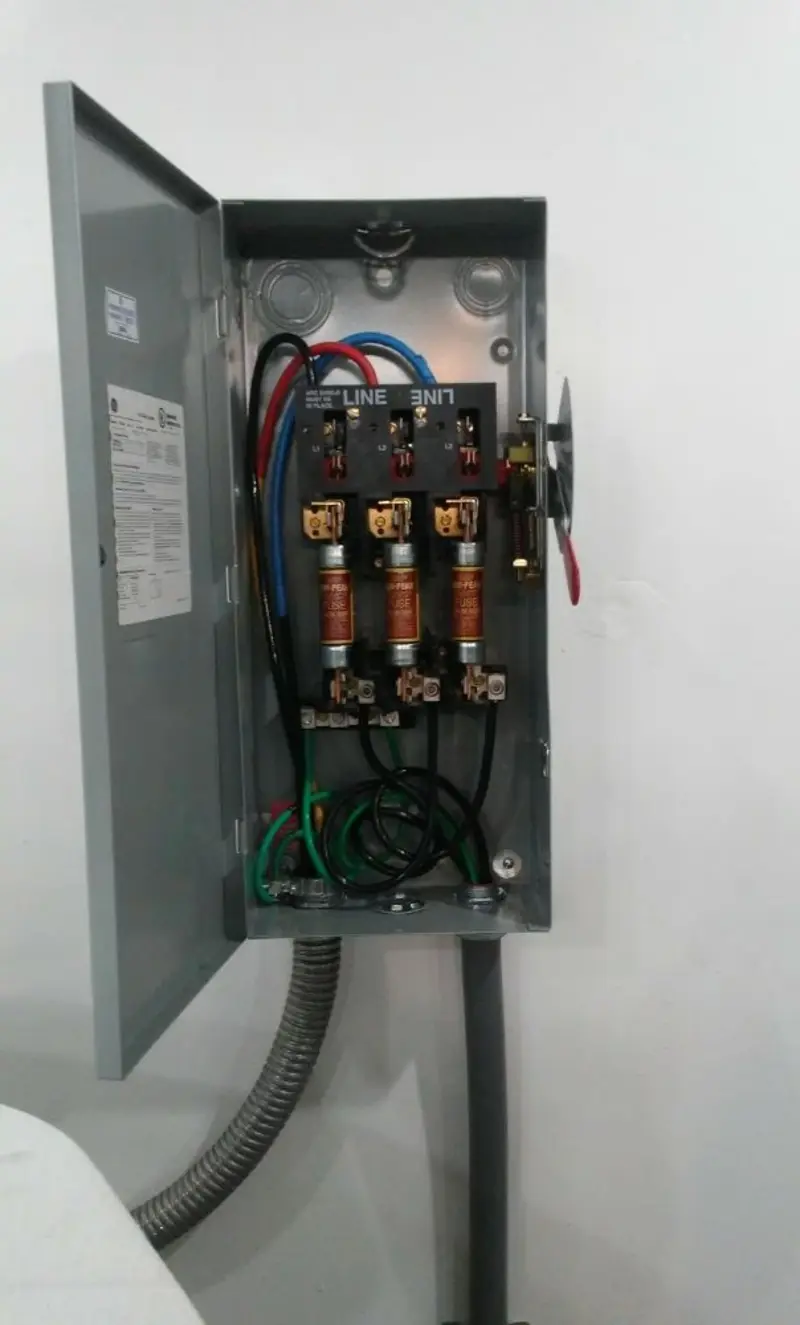 Three-phase disconnect switch installed for Electrical Wiring & Rewiring in Willistown